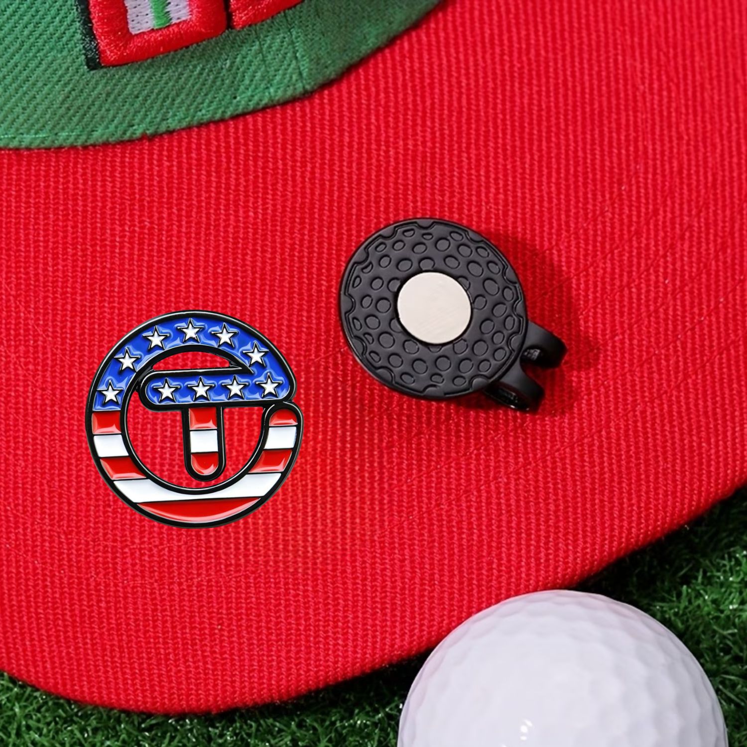 USA Themed Stars Stripes Golf  - Golf Ball Premium のレビューと価格