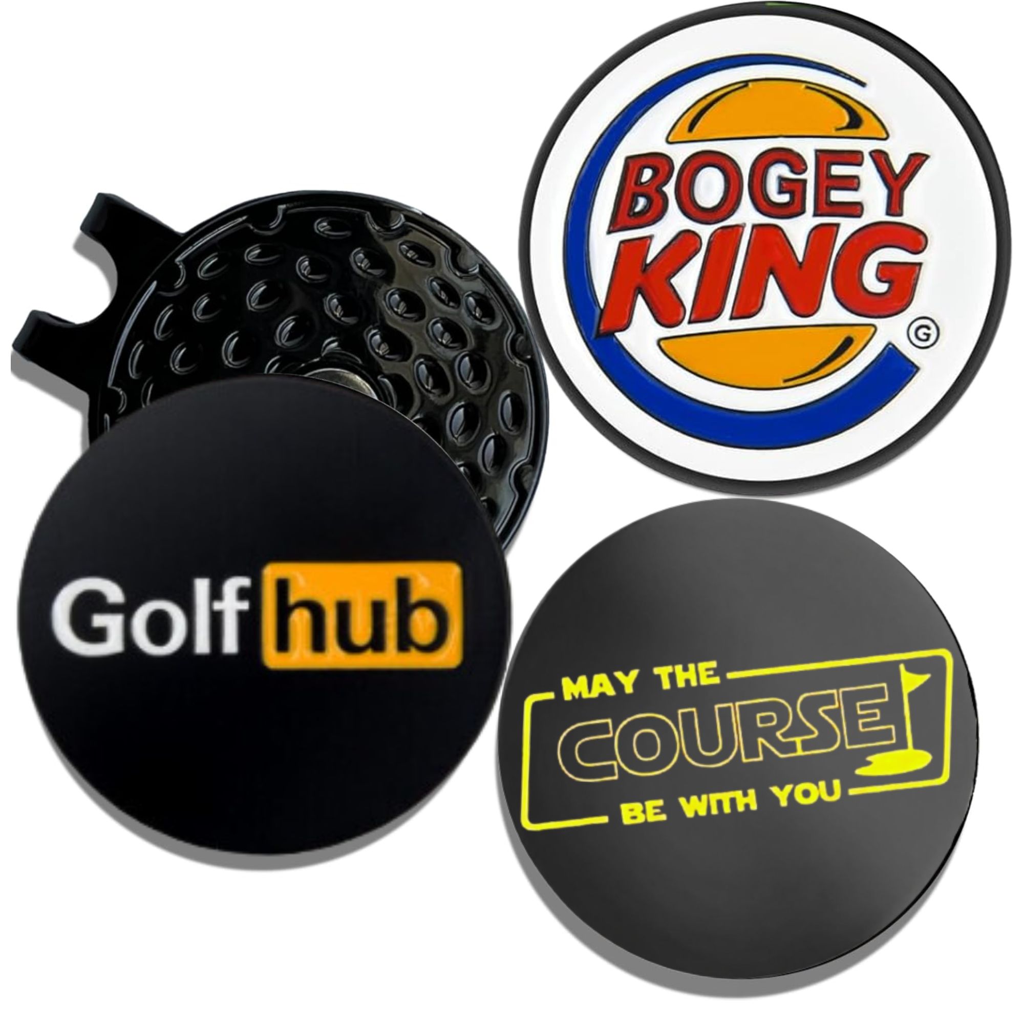 3 Pcs Funny Golf Ball Markers  - Golf Ball Premium のレビューと価格
