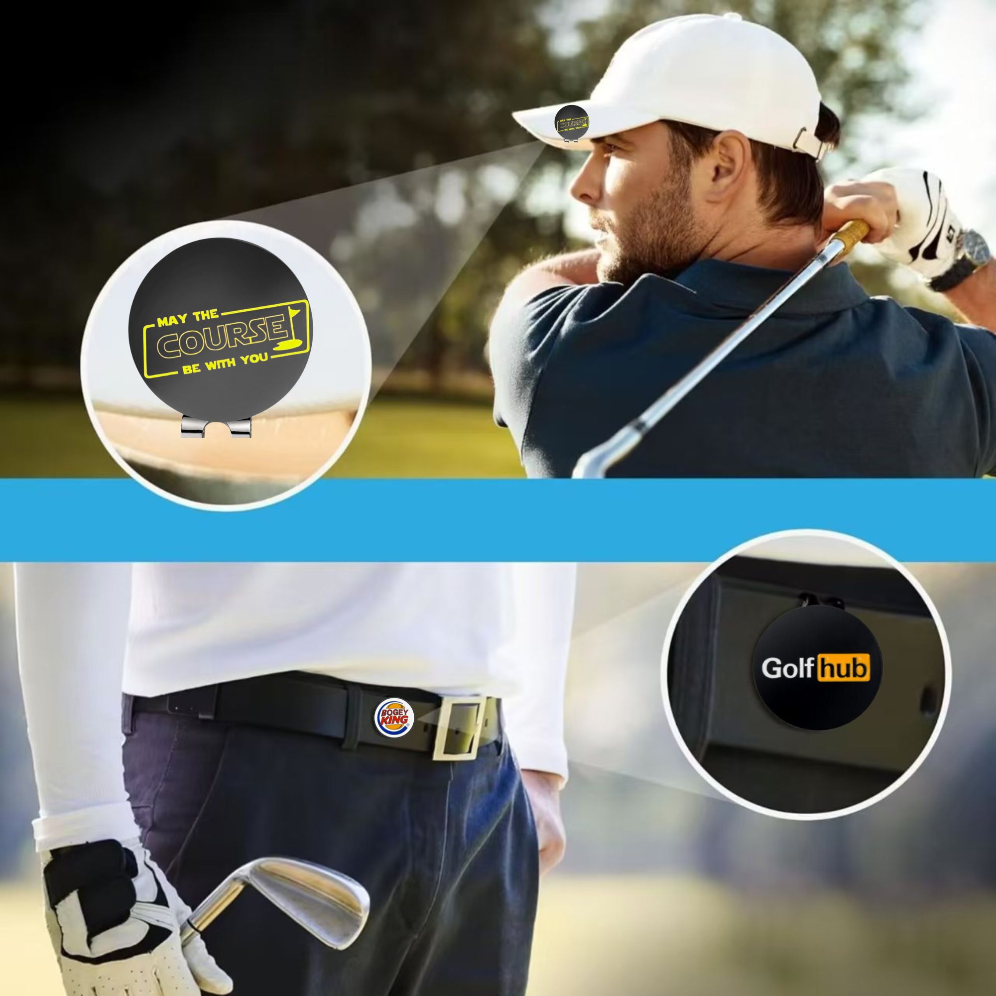 3 Pcs Funny Golf Ball Markers  - Golf Ball Premium のレビューと価格