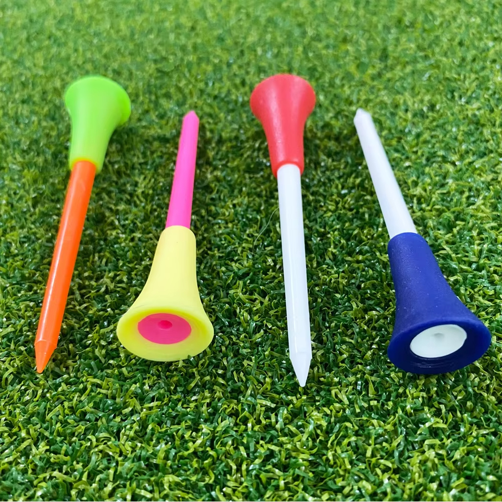 10Pcs Plastic Golf Tees Multi  - Golf Ball Premium のレビューと価格